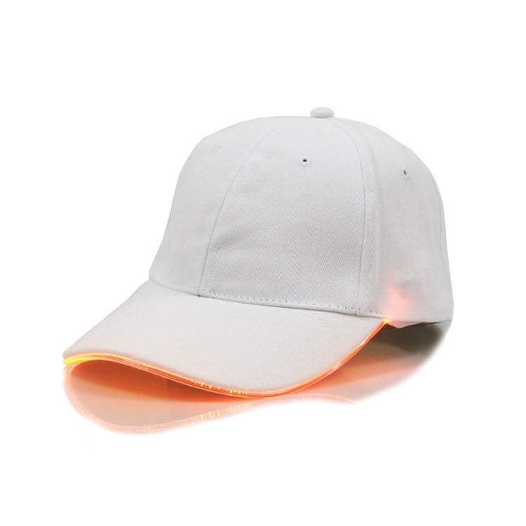 LED Luminous Baseball Cap Male Outdoor Fluorescent Sunhat, Style: Rechargeable My Store