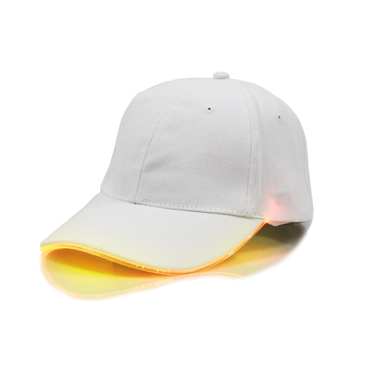 LED Luminous Baseball Cap Male Outdoor Fluorescent Sunhat, Style: Rechargeable My Store