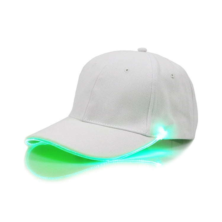 LED Luminous Baseball Cap Male Outdoor Fluorescent Sunhat, Style: Rechargeable My Store