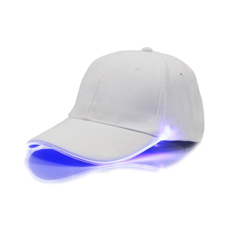 LED Luminous Baseball Cap Male Outdoor Fluorescent Sunhat, Style: Rechargeable My Store