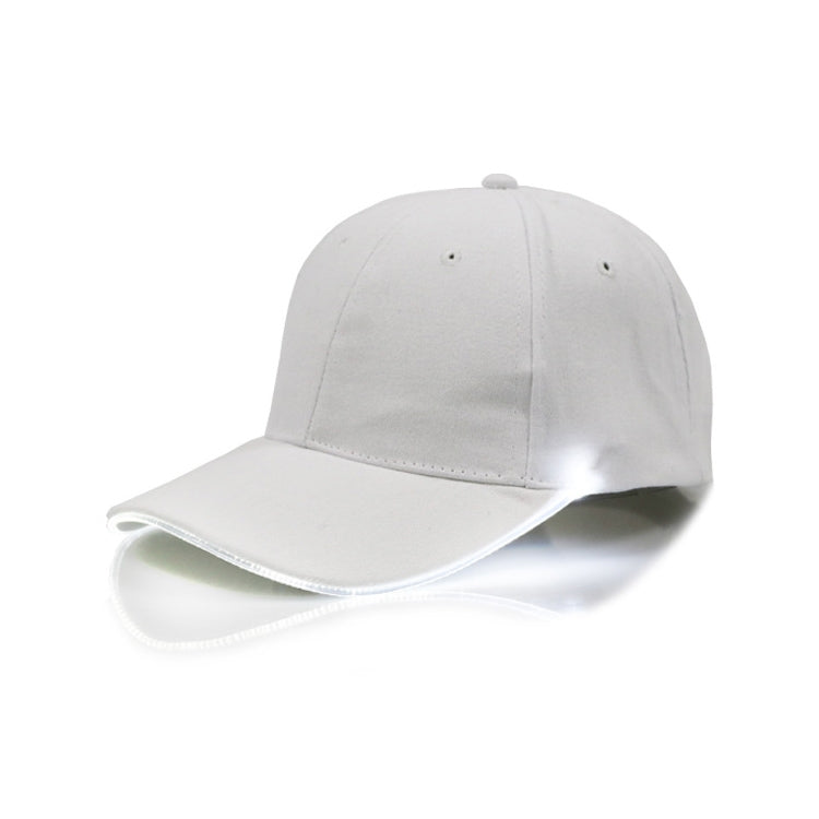 LED Luminous Baseball Cap Male Outdoor Fluorescent Sunhat, Style: Rechargeable My Store