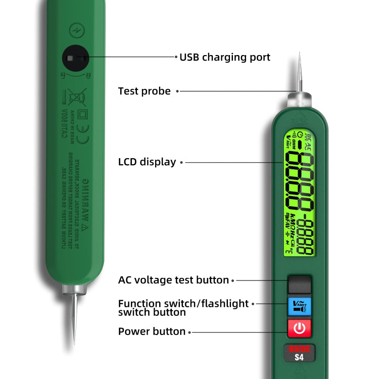 BSIDE S4 AC Voltage Induction Charging Smart Pen Reluova