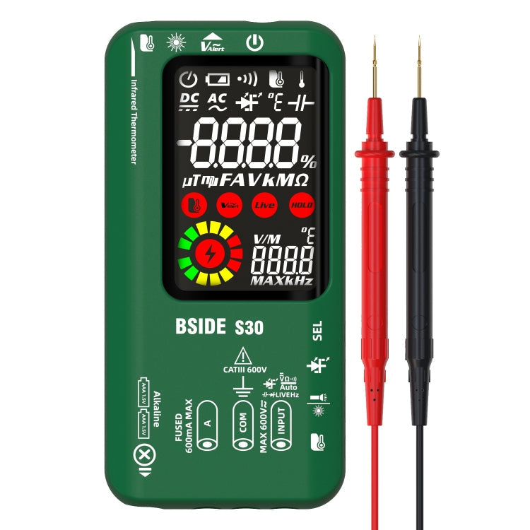 BSIDE S30 Smart Color Screen Infrared Temperature Measurement Multimeter Reluova