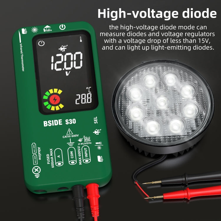 BSIDE S30 Smart Color Screen Infrared Temperature Measurement Multimeter Reluova