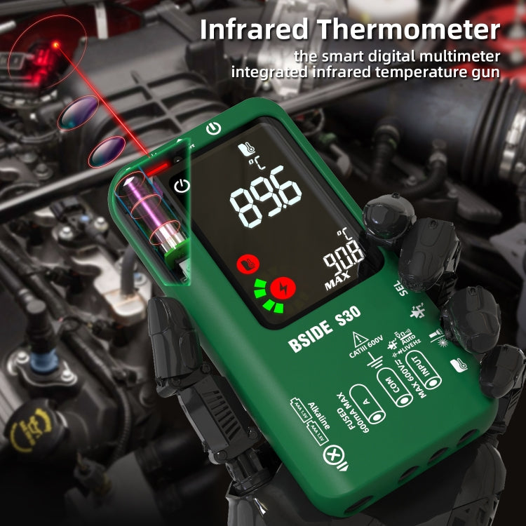 BSIDE S30 Smart Color Screen Infrared Temperature Measurement Multimeter Reluova