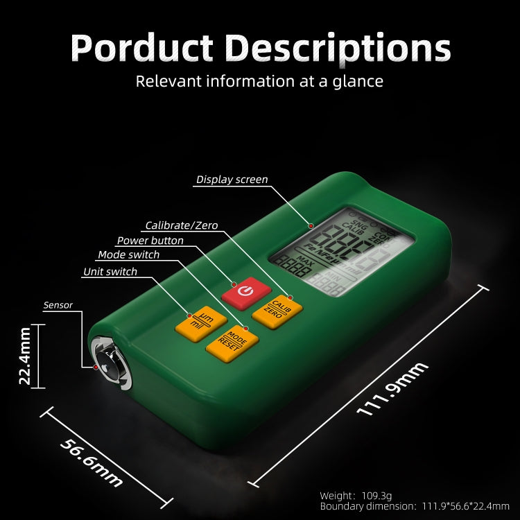 BSIDE T2 High Precision Coating Thickness Gauge Reluova