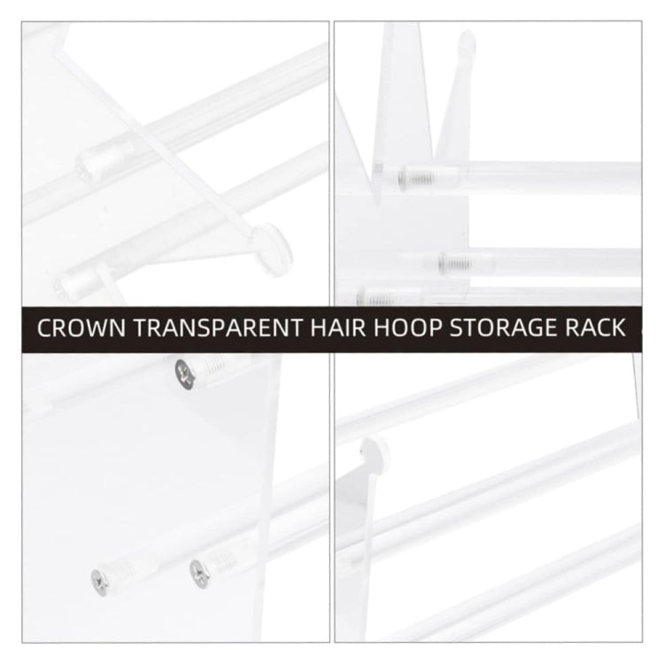 YX032 Acrylic Headband Hairband Storage Rack Display Stand My Store