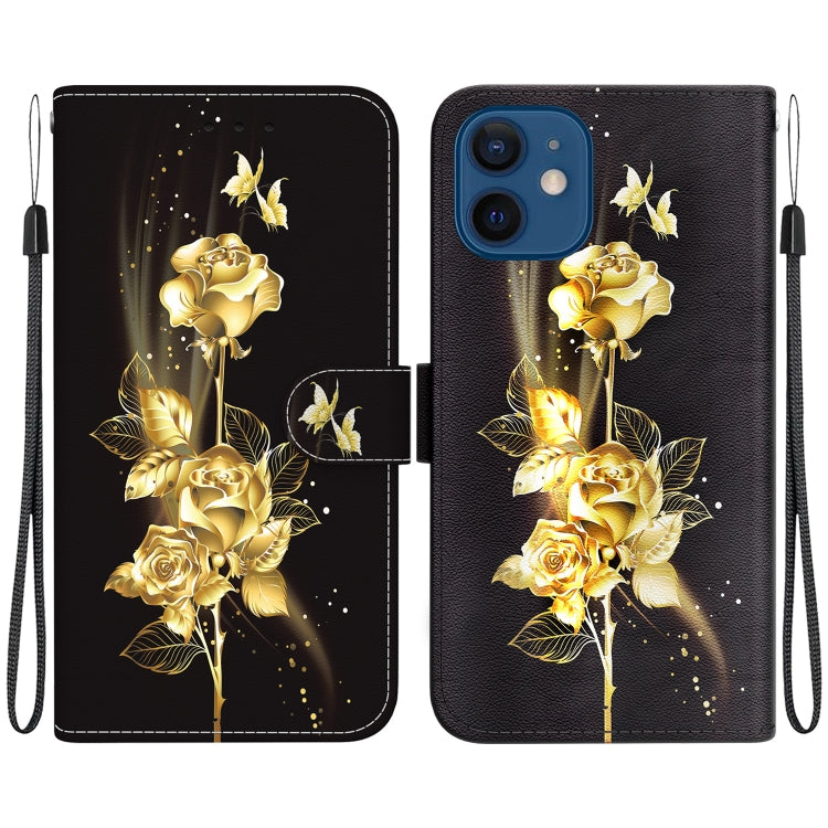 Crystal Texture Colored Drawing Leather Phone Case, Series 14