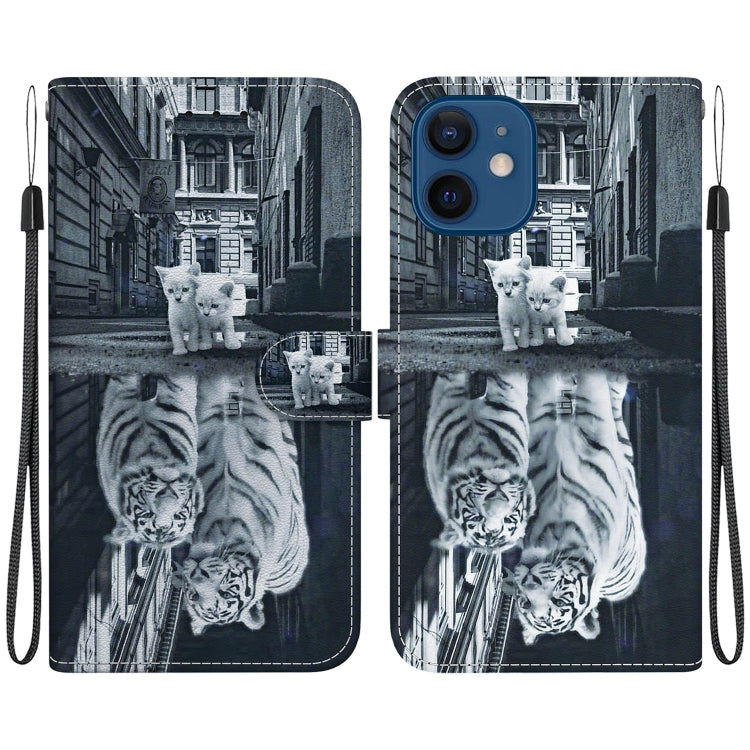 Crystal Texture Colored Drawing Leather Phone Case, Series 14