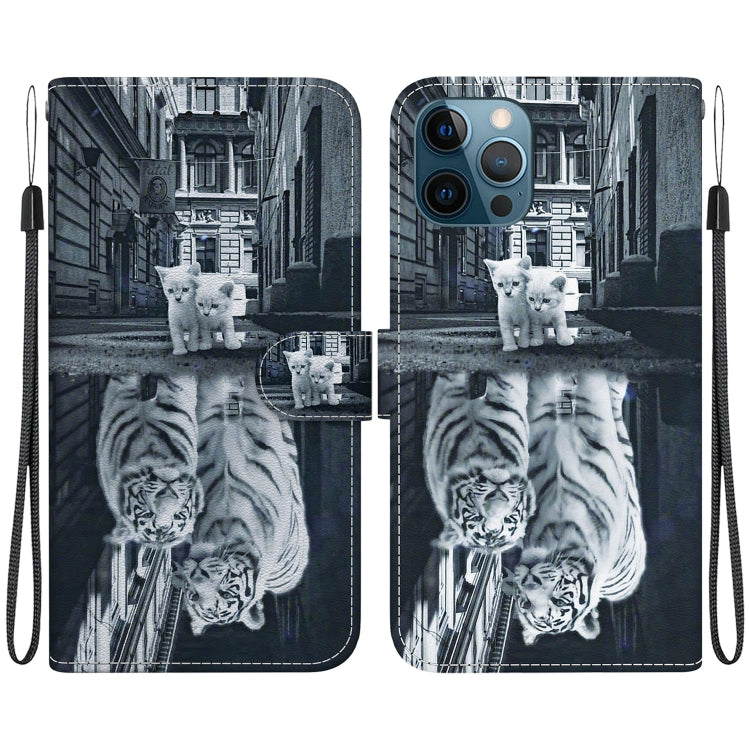 Crystal Texture Colored Drawing Leather Phone Case, Series 10