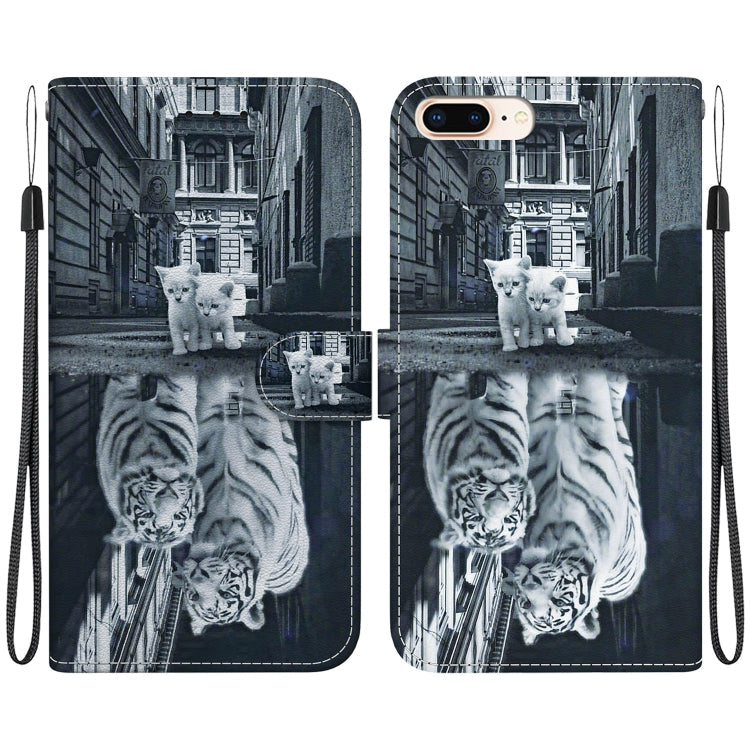 Crystal Texture Colored Drawing Leather Phone Case, Series 2