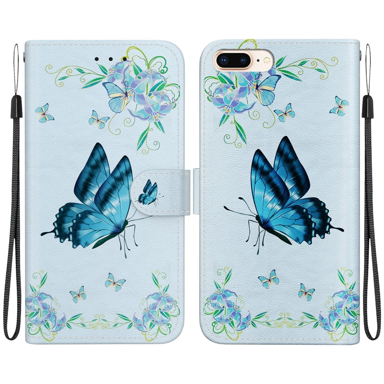 Crystal Texture Colored Drawing Leather Phone Case, Series 2