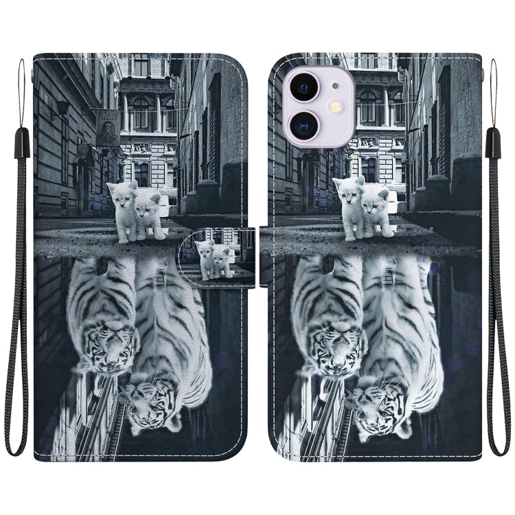 Crystal Texture Colored Drawing Leather Phone Case, Series 1