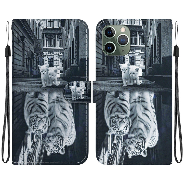 Crystal Texture Colored Drawing Leather Phone Case, Series 3