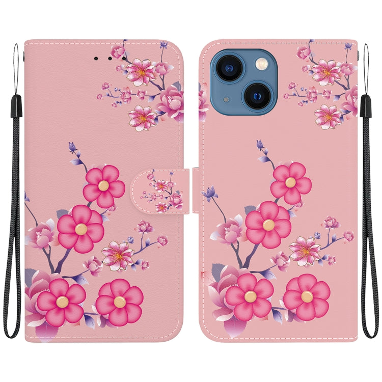 Crystal Texture Colored Drawing Leather Phone Case, Series 13