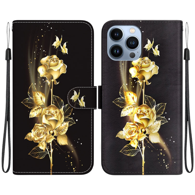 Crystal Texture Colored Drawing Leather Phone Case, Series 2