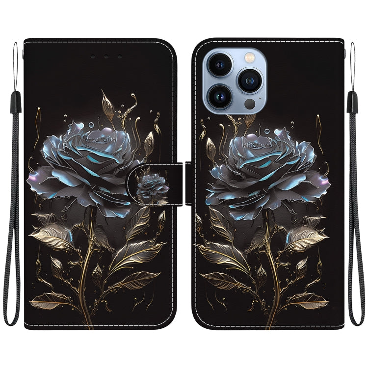 Crystal Texture Colored Drawing Leather Phone Case, Series 2