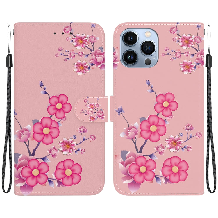 Crystal Texture Colored Drawing Leather Phone Case, Series 2