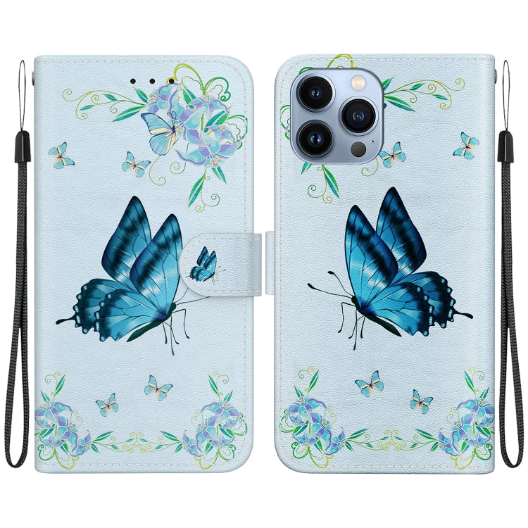 Crystal Texture Colored Drawing Leather Phone Case, Series 5