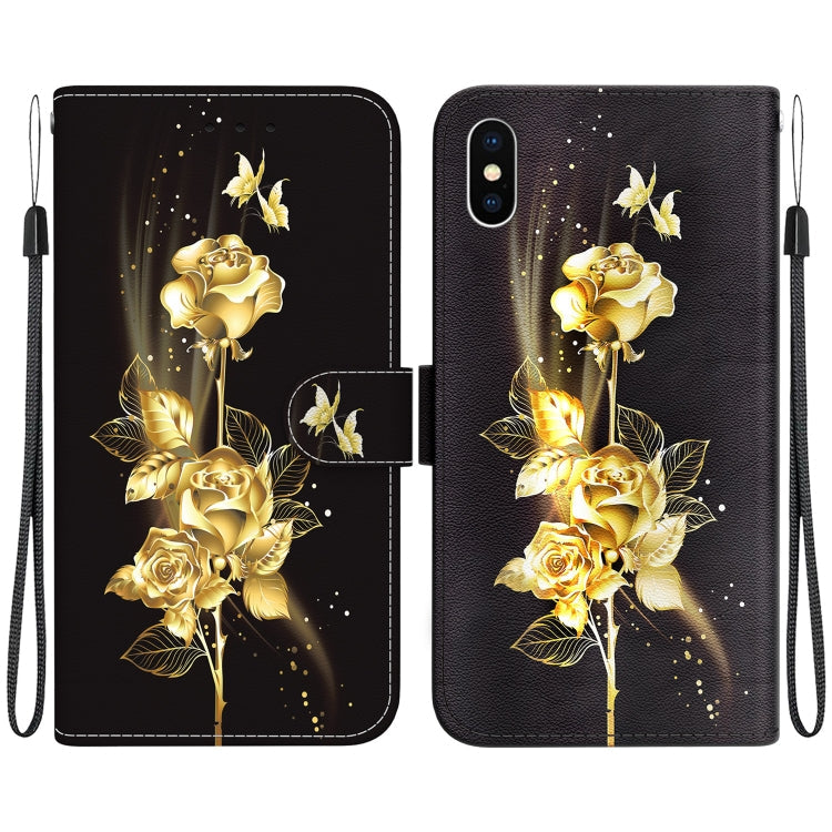 Crystal Texture Colored Drawing Leather Phone Case, Series 7