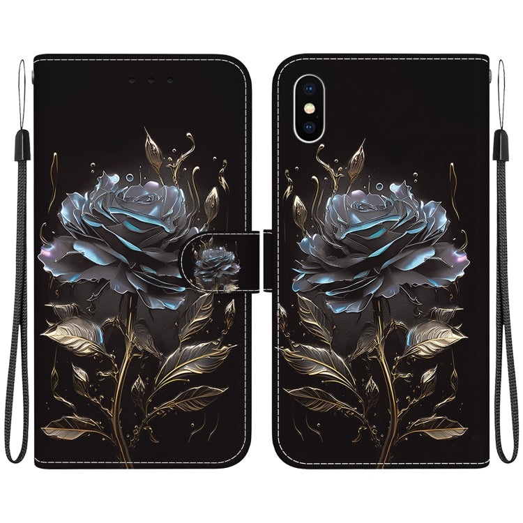 Crystal Texture Colored Drawing Leather Phone Case, Series 7