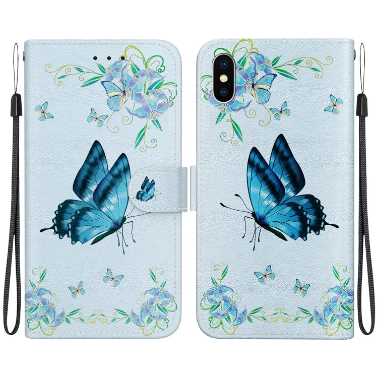 Crystal Texture Colored Drawing Leather Phone Case, Series 7