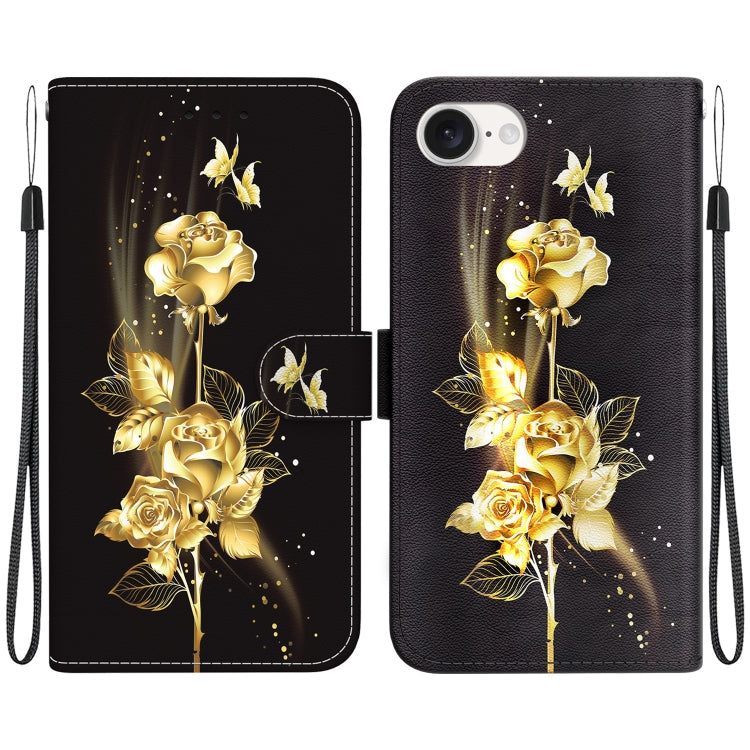 Crystal Texture Colored Drawing Leather Phone Case, Series 8