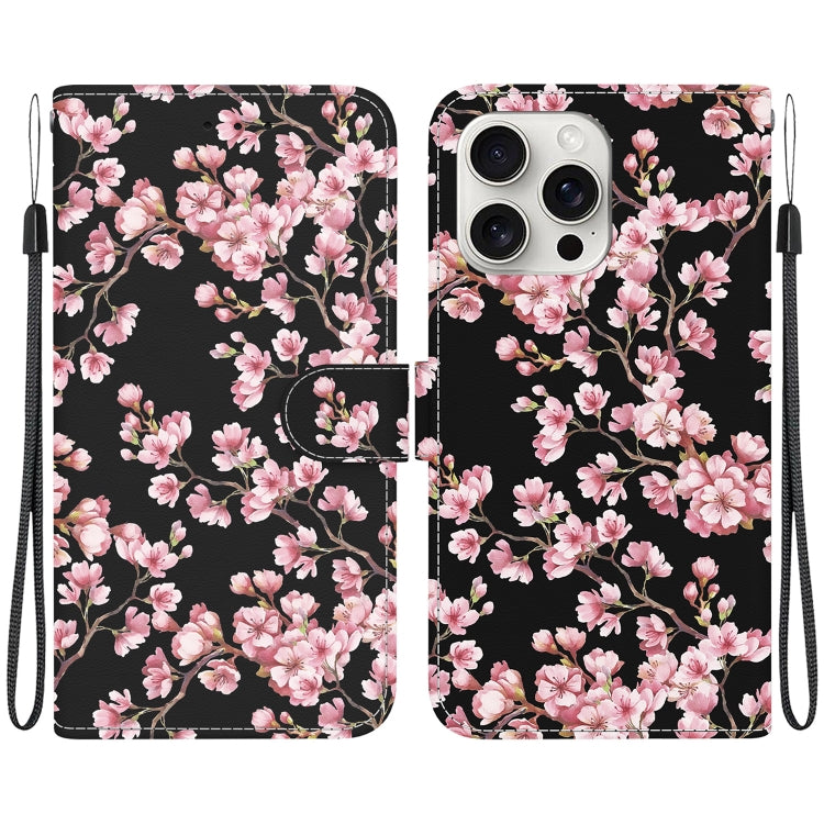 Crystal Texture Colored Drawing Leather Phone Case, Series 13