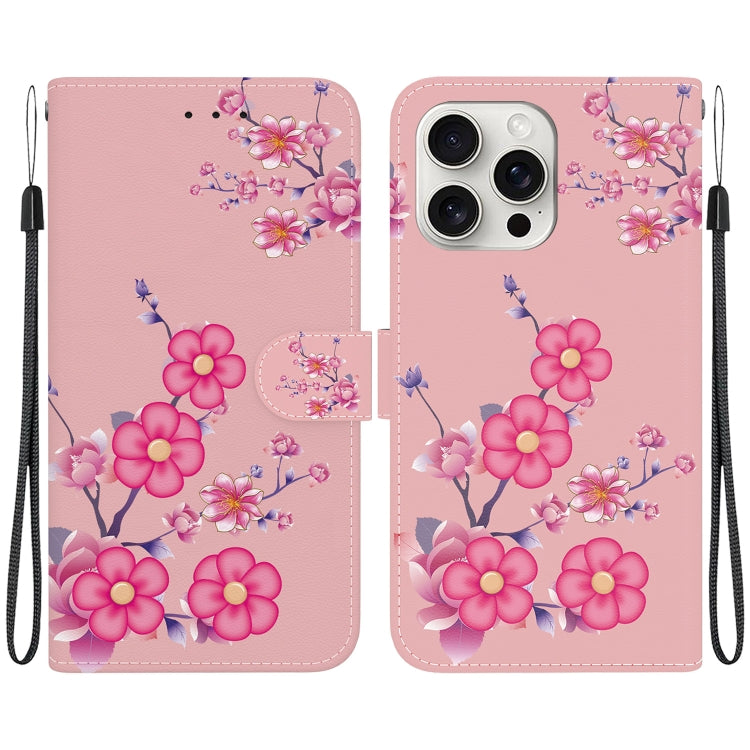 Crystal Texture Colored Drawing Leather Phone Case, Series 13