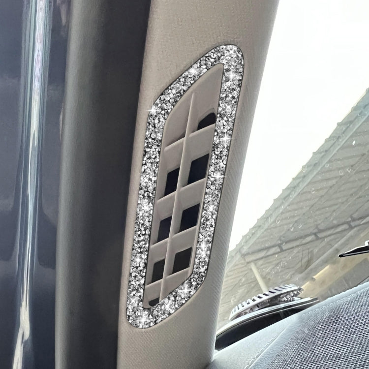 For Ford Mustang Mach E 2021 Car Door Pillar Air Outlet Diamond Decorative Sticker ÎҵÄÉ̵ê