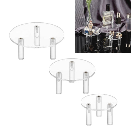 3pcs YX042 Acrylic Transparent Cosmetics Jewelry Display Stand My Store