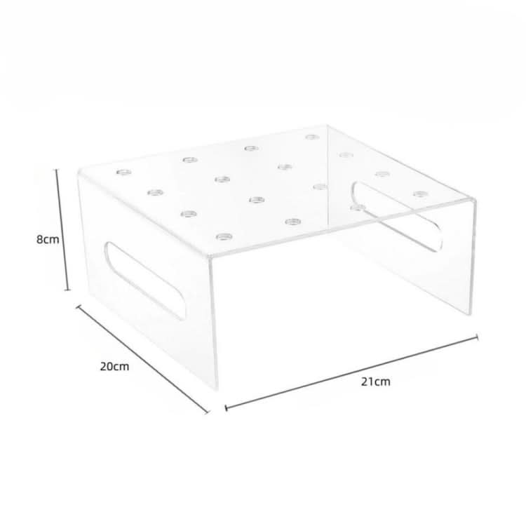 YX043 Acrylic Transparent Tui Tui Le Cake Cone Display Stand 16-hole Cupcake Display Stand