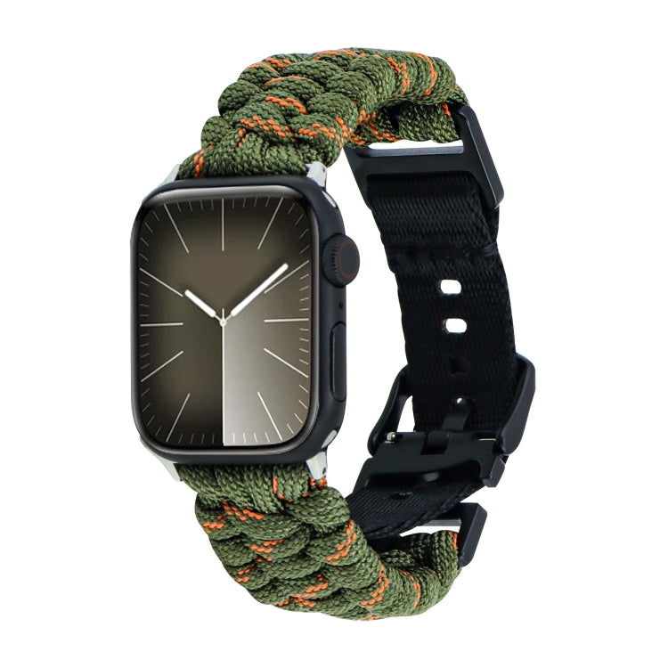 Paracord Plain Braided Webbing Buckle Watch Band, Series 16