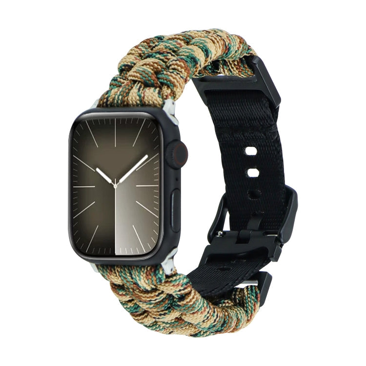 Paracord Plain Braided Webbing Buckle Watch Band, Series 16