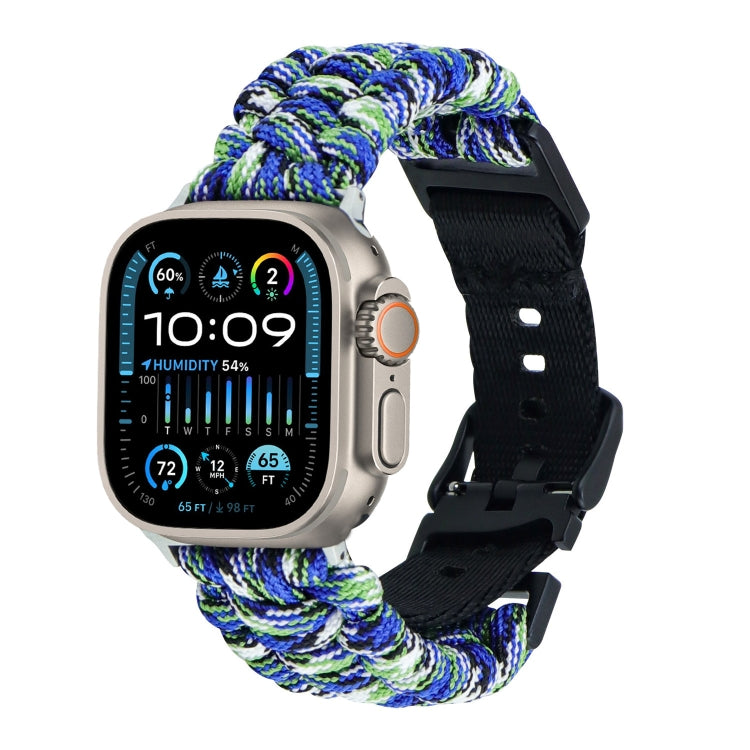 Paracord Plain Braided Webbing Buckle Watch Band, Series 5