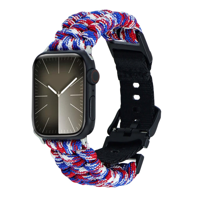 Paracord Plain Braided Webbing Buckle Watch Band, Series 4