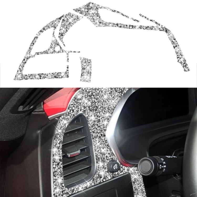 For Chevrolet Corvette C7 2014-2019 Car Left Air Outlet Panel Diamond Decorative Sticker, Left Drive ÎҵÄÉ̵ê