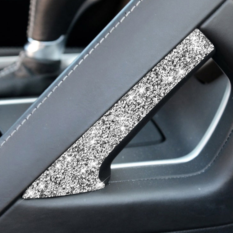 For Chevrolet Corvette C7 2014-2019 Car Center Arm Rest Diamond Decorative Sticker, Left Drive ÎҵÄÉ̵ê