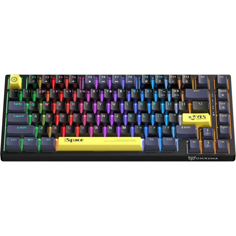 ONIKUMA G52 82 Keys RGB Lighting Wired Mechanical Keyboard My Store