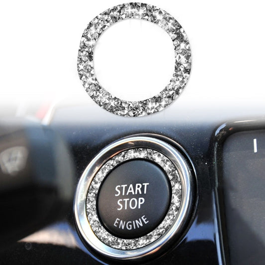 For BMW 3 Series E90 / E92 / E93 2009-2012 Car One-click Start Ring Diamond Decorative Sticker ÎҵÄÉ̵ê