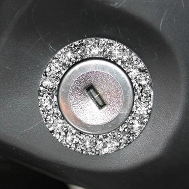 Car Ignition Switch Keyhole Diamond Decoration Sticker, Left Hand Drive ÎҵÄÉ̵ê