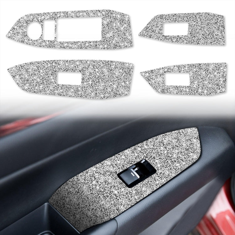 For Mazda CX-5 2017-2018 Car Window Button Panel Diamond Decorative Sticker, Right Drive ÎҵÄÉ̵ê