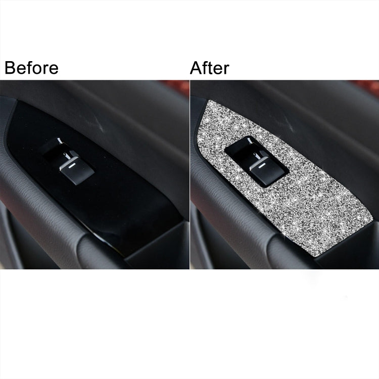 For Mazda CX-5 2017-2018 Car Window Button Panel Diamond Decorative Sticker, Right Drive ÎҵÄÉ̵ê