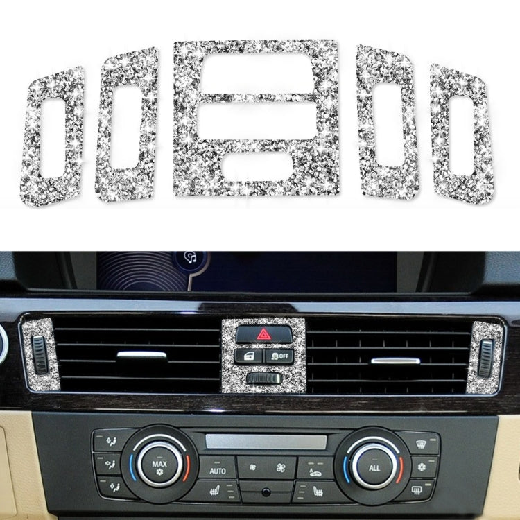 For BMW 3 Series E90 / E92 / E93 2005-2012 Premium Car Air Outlet Diamond Decorative Sticker ÎҵÄÉ̵ê