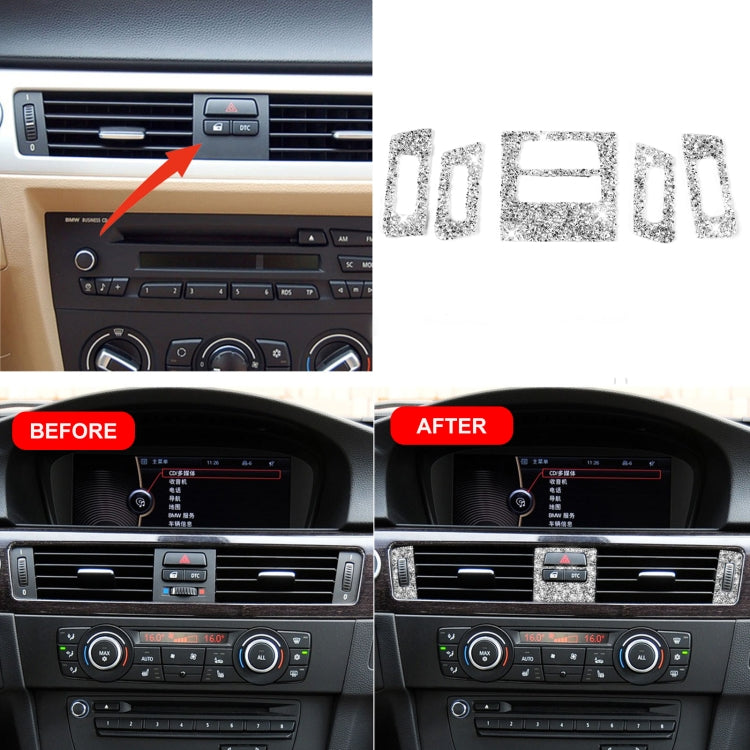 For BMW 3 Series E90 / E92 / E93 2005-2012 Basic Car Air Outlet Diamond Decorative Sticker ÎҵÄÉ̵ê