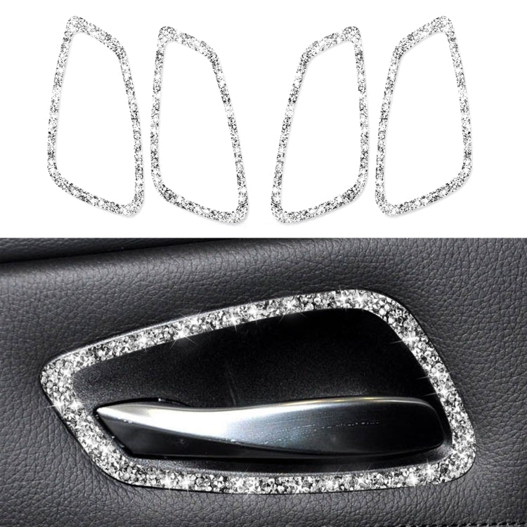 Car Door Handle Frame Diamond Decorative Sticker for BMW 3 Series E90 2005-2012, Modified 320i / 318i / 325i ÎҵÄÉ̵ê