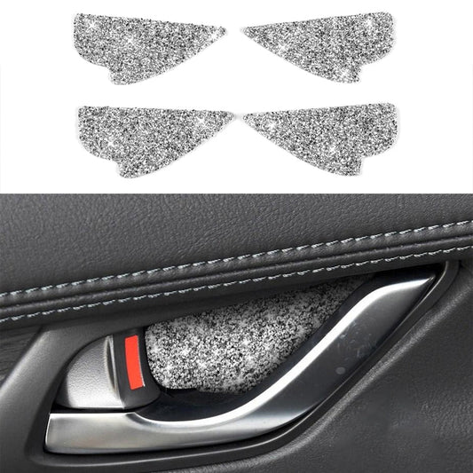 For Mazda CX-5 2017-2018 Car Inner Door Bowl Diamond Decorative Sticker,Left and Right Drive Universal ÎҵÄÉ̵ê