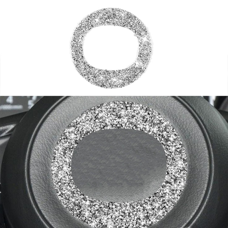 For Mazda CX-5 2017-2018 Car Steering Wheel Circle Diamond Decorative Sticker,Left and Right Drive Universal ÎҵÄÉ̵ê