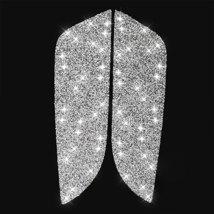 2pcs Car Rear Door Panel Diamond Decoration Sticker, Left Hand Drive ÎҵÄÉ̵ê