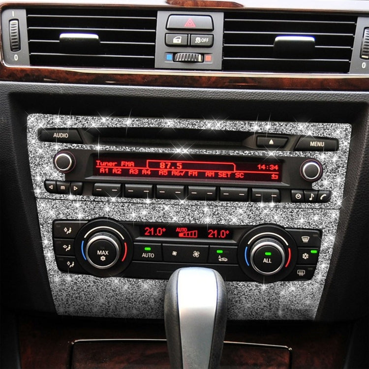 For BMW 3 Series E90 / E92 2005-2012 Car Aircondition CD Control Panel Basic Diamond Decorative Sticker ÎҵÄÉ̵ê